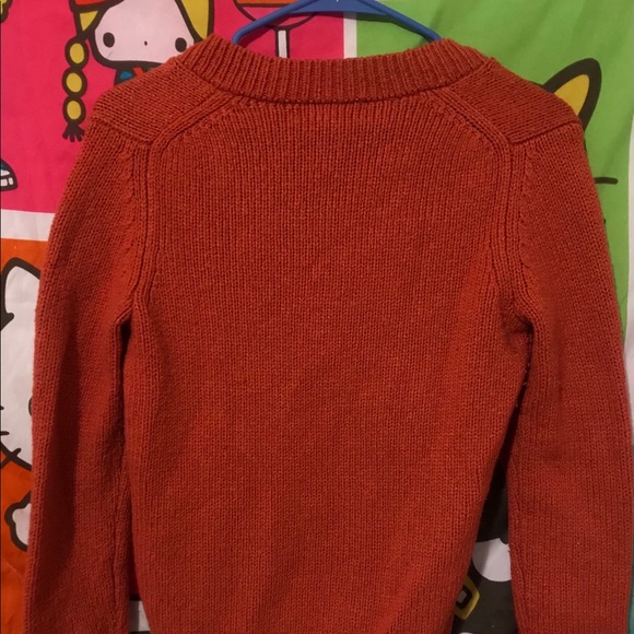 Orange Banana Republic v neck sweater - Picture 2 of 3